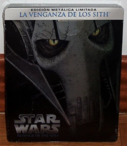 STAR WARS LA VENGANZA DE LOS SITH NUEVO STEELBOOK BLU-RAY ACCION (SIN ABRIR) R2 - Imagen 1 de 2