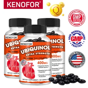Ubiquinol - Unterstützt die Nerven-, Muskel- und Herz-Kreislauf-Gesundheit, Immununterstützung - Bild 1 von 12