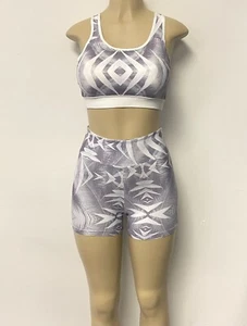 Workout support bra and short set - Picture 1 of 3