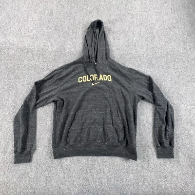Nike Colorado Buffaloes Hoodies Womens Medium Gray Pullover NCAA Football - Image 1 of 4