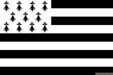 BRITTANY 18" x 12" FLAG suitable for Boats Caravans Treehouses flags FRANCE