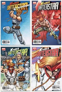 X-Force Shatterstar #1-4 (2005, Marvel) Complete Series/Set, High Grade, Liefeld - Picture 1 of 5