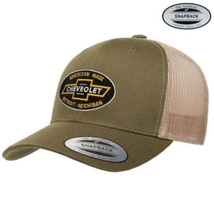 Officially Licensed Chevrolet American Made Premium Trucker Cap - Picture 1 of 3