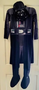 Official Darth Vader Kids Costume Size M 8-10 Disney Star Wars, Rubie Halloween - Picture 1 of 20
