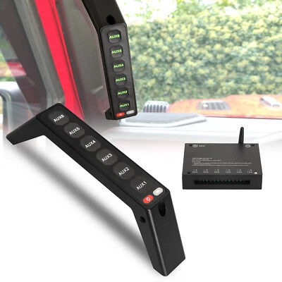 Grab Handle 6 Gang Switch Panel For Jeep Wrangler JL 2018-2023 Gladiator 2020-23 - Изображение 1 из 4