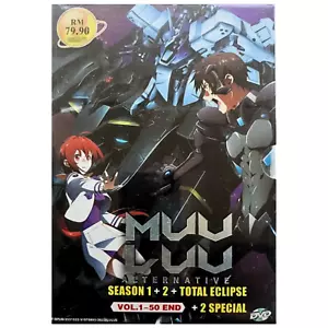 DVD Muu Luu Alternative S1+2+Total Eclipse Vol.1-50 End+2 Special Eng Subtitle - Picture 1 of 6
