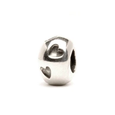 TROLLBEADS TAGBE-10050 Bead Stampo del Cuore in Argento - Retail price € 35,00 - Immagine 1 di 3