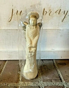 NUEVO Ángel de Navidad con Corona Estatuilla Cerámica - Pinta la tuya propia / Personalizada - Imagen 1 de 6