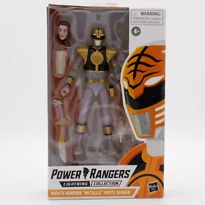 Hasbro Mighty Morphin Power Rangers Lightning Collection Metallic White Ranger - Picture 1 of 6