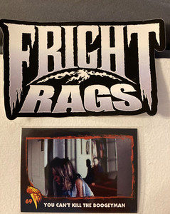 FRIGHT RAGS HALLOWEEN TRADING CARD #69 MICHAEL MYERS "YOU CAN'T KILL THE BOOGEY"
