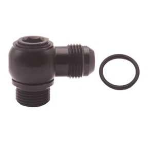 Aluminium AN-10 10AN Banjo Adapter To ORB-10 7/8 UNF Aluminium Banjo Bolt Black - Picture 1 of 12