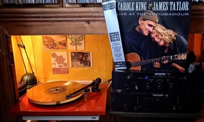 Live at the Troubadour-Carole King/James Taylor 2021 HMV Ltd Ed DBL LP GOLD 180g - Image 1 of 4