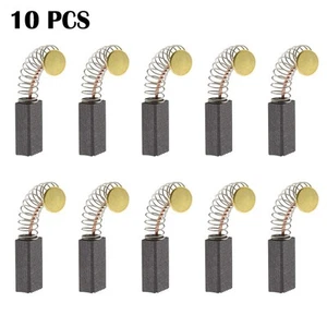 Carbon Brushes Motor Parts 10pcs 13x8x5mm Accessories Dark Gray Replacement - Picture 1 of 10