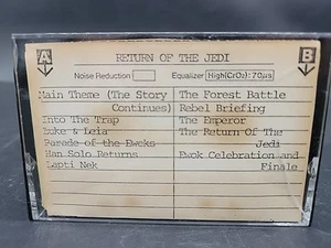 Rare Cassette Tape Star Wars Return Of The Jedi (Played in Lobby on Opening Day) - Picture 1 of 4