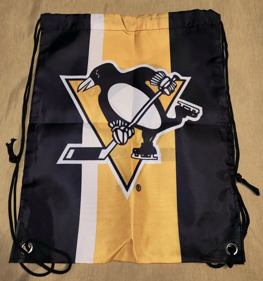 Mochila de cordão Pittsburgh Penguins NHL nova Sidney Crosby - Imagem 1 de 1