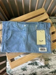*New In Bag* Kyte Baby 6T Bamboo Jersey Tank Jogger Set In Periwinkle - Picture 1 of 5