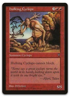 Hulking Cyclops (LP) Visions VIS Magic MTG - Image 1 of 2