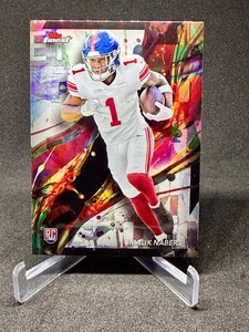 2024 Topps Finest Malik Nabers Common Refractor Rookie RC #90 New York Giants - Bild 1 von 3