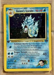 Giovanni's Gyarados 5/132 Gym Challenge Holo - Picture 1 of 7
