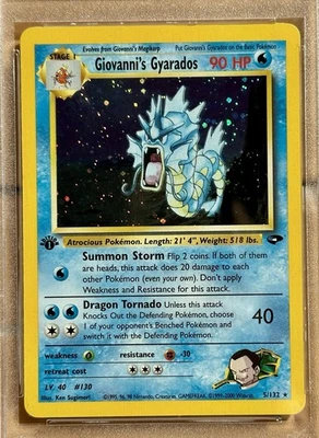 Giovanni's Gyarados 5/132 Gym Challenge Holo - Image 1 of 4
