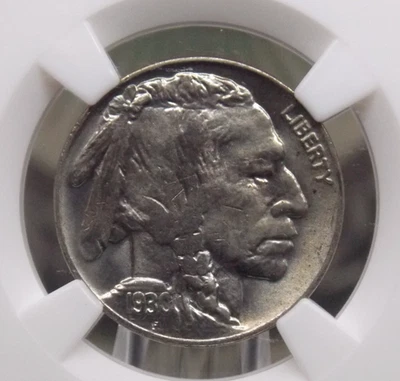 1930 "P" Indian Head Buffalo níquel 5c NGC MS64 #003 sin circular BU ECC&C Foto 1 de 4