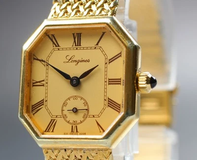Read [Vintage] LONGINES 831 3208 Gold Small Second MT Hand Winding Women's Watch - Image 1 of 4