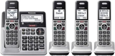 Panasonic KX-TG994 DECT 6.0 Bluetooth 4-Handset Phone Bundle - Image 1 of 4