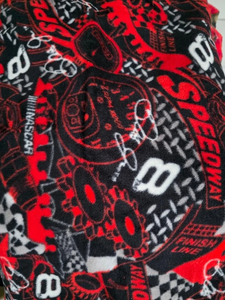 Dale Jr fleece material approximately 1yd. - Image 1 of 1