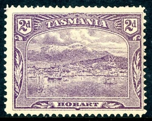 Tasmania 1907 Australia QV 2p Violet Perf 12½ SG #251 Mint V168 ⭐ - Picture 1 of 6