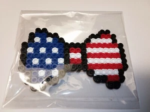 American flag hair bow - Picture 1 of 2