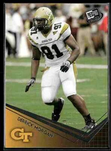 Chaquetas amarillas Derrick Morgan 2010 Press Pass #16 Georgia Tech - Imagen 1 de 2