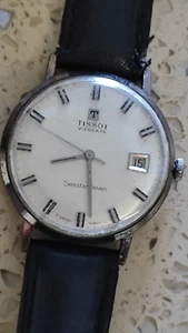 Vintage Tissot Visodate Seastar Mens Wristwatch Hand Wind Working - Picture 1 of 9