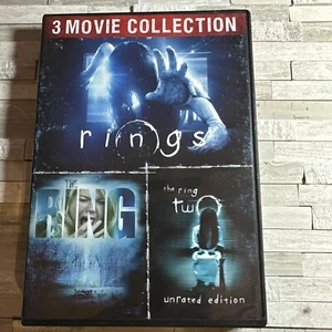 The Ring 3-Film Sammlung DVD 1 2 3 zwei nicht bewertete Ringe Horrorfilm Set NEU - Bild 1 von 5