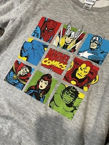 Marvel Pullover Erwachsene XL - Grau - Marvel Comic Figuren Spider-Man Hulk Iron Man - Bild 1 von 5
