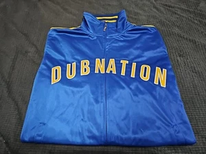 Golden State Dub Nation Warriors Full-Zip Warm-Up Track Renegade Jacket SZ 2XL  - Picture 1 of 11