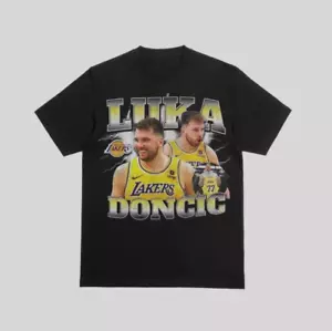 Luka Doncic LALakers 90's T shirt Basketball Tee New S-5XL 2025 Fast Shipping!! - Picture 1 of 4