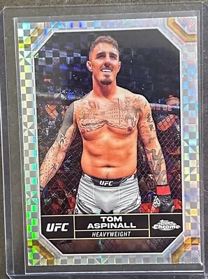 2024 Topps Chrome UFC - X-Fractor #187 Tom Aspinall - Image 1 of 2