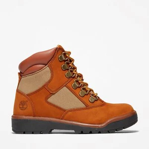 [TB044996210] Grade School Timberland 6 INCH FIELD BOOT JUNIOR 'MEDIUM BROWN' - Picture 1 of 6