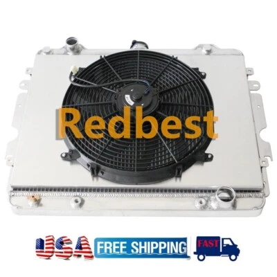 Ventilador de cubierta de radiador de 3 filas para Chrysler Valiant Dodge Dart V8 1976-1979 Foto 1 de 4