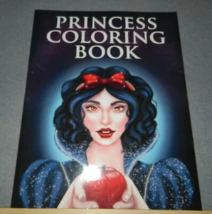 PRINCESS by Basak Tinki Adult Coloring Book HARD TO FIND Out Of Print 0923 - Imagen 1 de 7