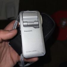 Panasonic D Snap SV-AV50 Compact Multi Function Digital Camcorder Silver As Is