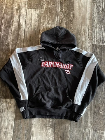 Dale Earnhardt #3 Hoodie Sweatshirt Large Black Long Racing Champions Cover