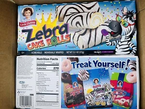Zebra Cake Rolls, 6 ct, 13.10 oz FREE SHIIPPING (4BOXES) - Picture 1 of 2