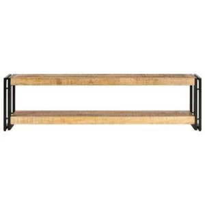 NNEVL TV Cabinet 150x30x40 cm Solid Mango Wood - Picture 1 of 5