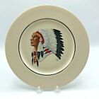 Lenox Portrait Plate Native American Indian Porcelain Charger Signed Striking!