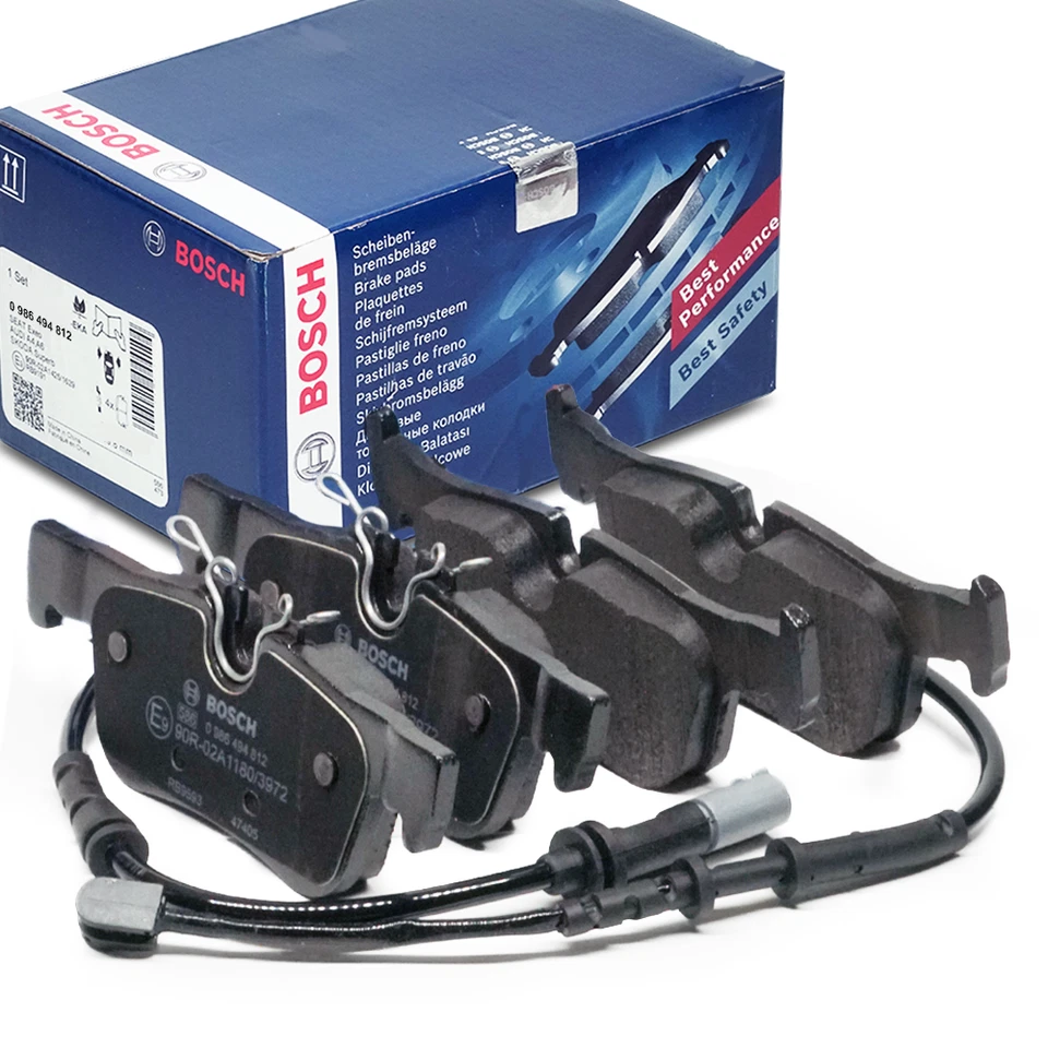 BOSCH Bremsbeläge + Warnkontakt Hinten BMW F40 F45 F46 F48 0 986 494 812 - Bild 1 von 1