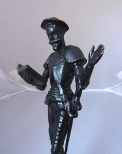 Figura-Estatua de hierro fundido ruso de Don Quijote ""Hombre de La Mancha - Imagen 1 de 12