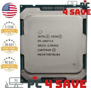 Intel Xeon E5-2697 V4 2.3Ghz 18-Core 45MB LGA 2011-3 Server CPU Processor SR2JV
