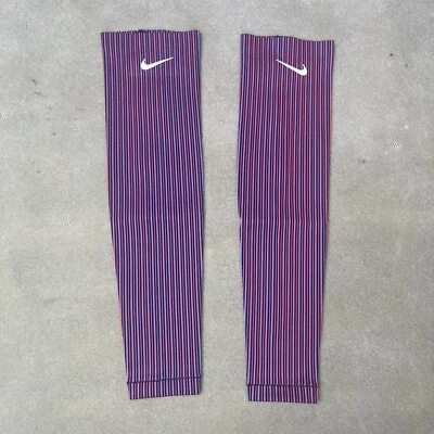 Nike Pro Elite Correr Mangas Brazo Olimpiadas Azul Rojo Hecho en EE. UU. Para Mujer Talla M Foto 1 de 4