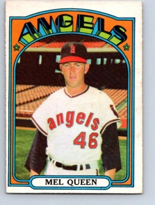 VINTAGE BASEBALL CARD OPC 1972 CALIFORNIA ANGELS MEL QUEEN  NO291 - Image 1 of 2